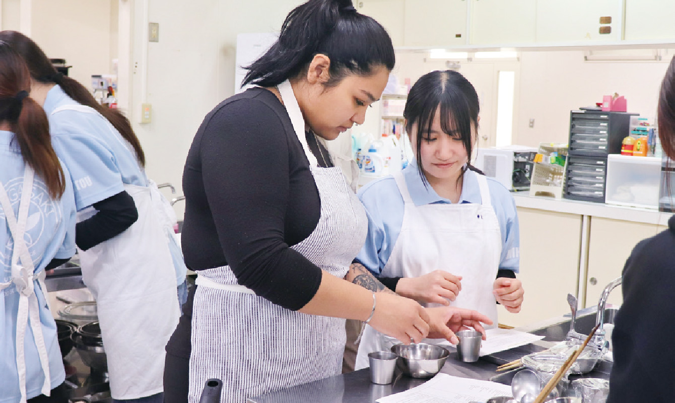 英語で料理教室