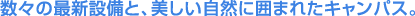 ���X�̍ŐV�ݔ��ƁA���������R�Ɉ͂܂ꂽ�L�����p�X�B
