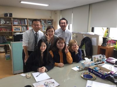 AP事業の一環として韓国の留学先を訪問しました